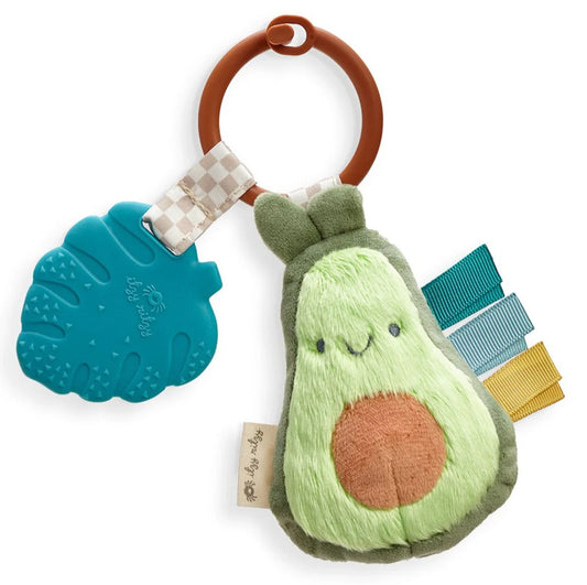 Itzy Pal Plush & Teether | Avocado