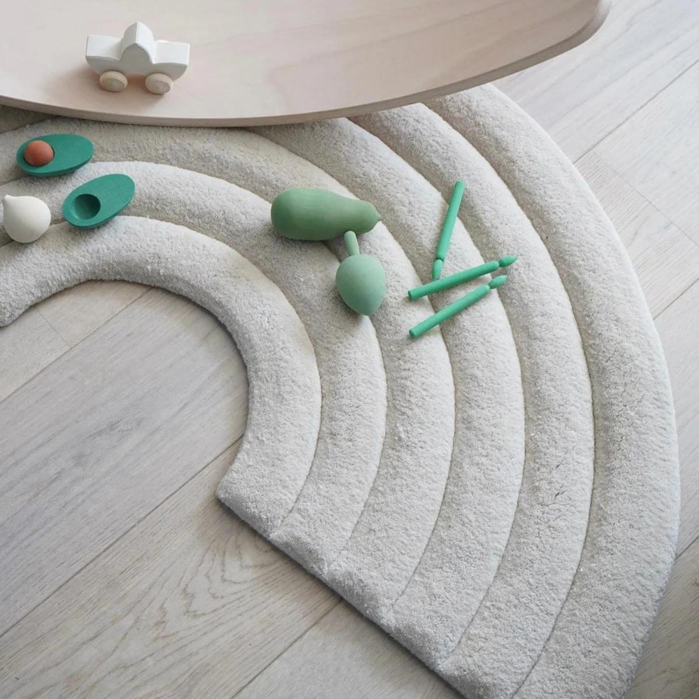Rainbow Rug | Natural