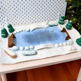 Load image into Gallery viewer, Felt Play Mat Playscape | Snow Ice Rink
