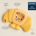 Load image into Gallery viewer, Sweetie Shake Plus Rattle & Teether | Croissant
