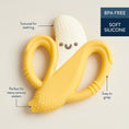 Load image into Gallery viewer, Chew Crew Silicone Handle Teether | Banana
