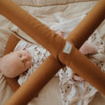 Load image into Gallery viewer, Activity Play Mat | Mustard & Natural Linen
