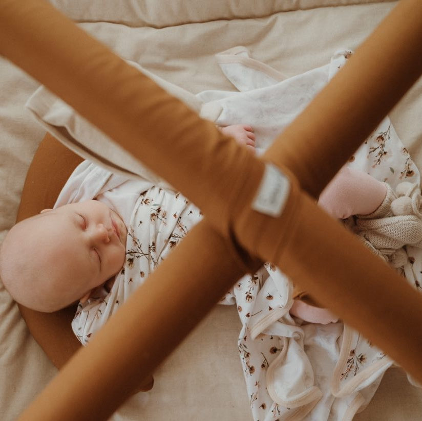 Activity Play Mat | Mustard & Natural Linen