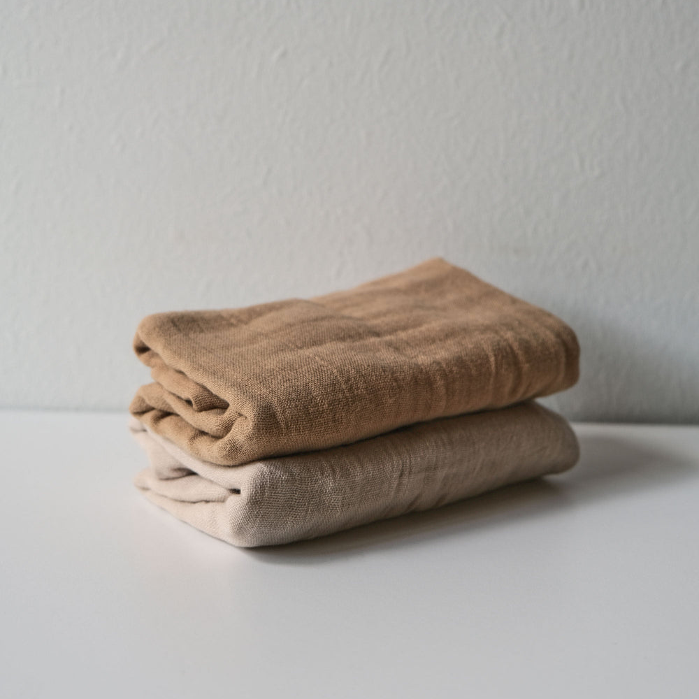 Muslin Burp Cloth Set | 2 Pack