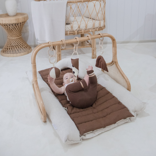 Rattan Play Gym Bundle | Chocolate Spot