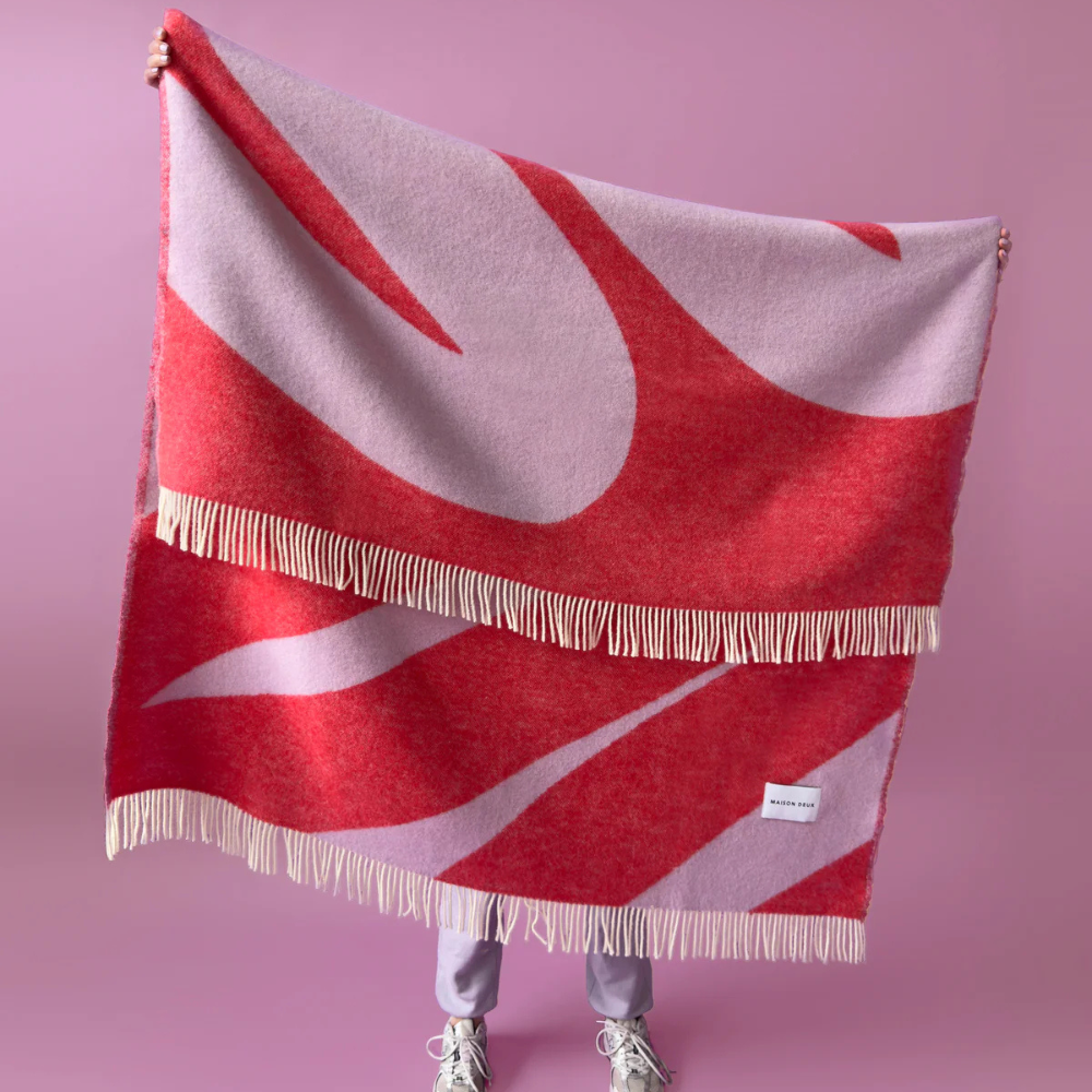 Swirl Blanket | Lilac Scarlet