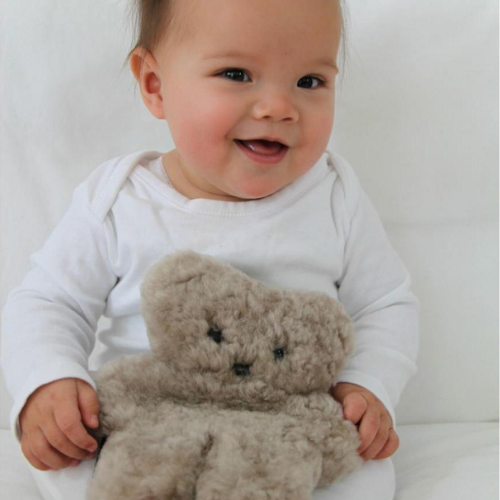 FLATOUTbear baby-Toy-FLATOUTbear-Latte-Merino & Me