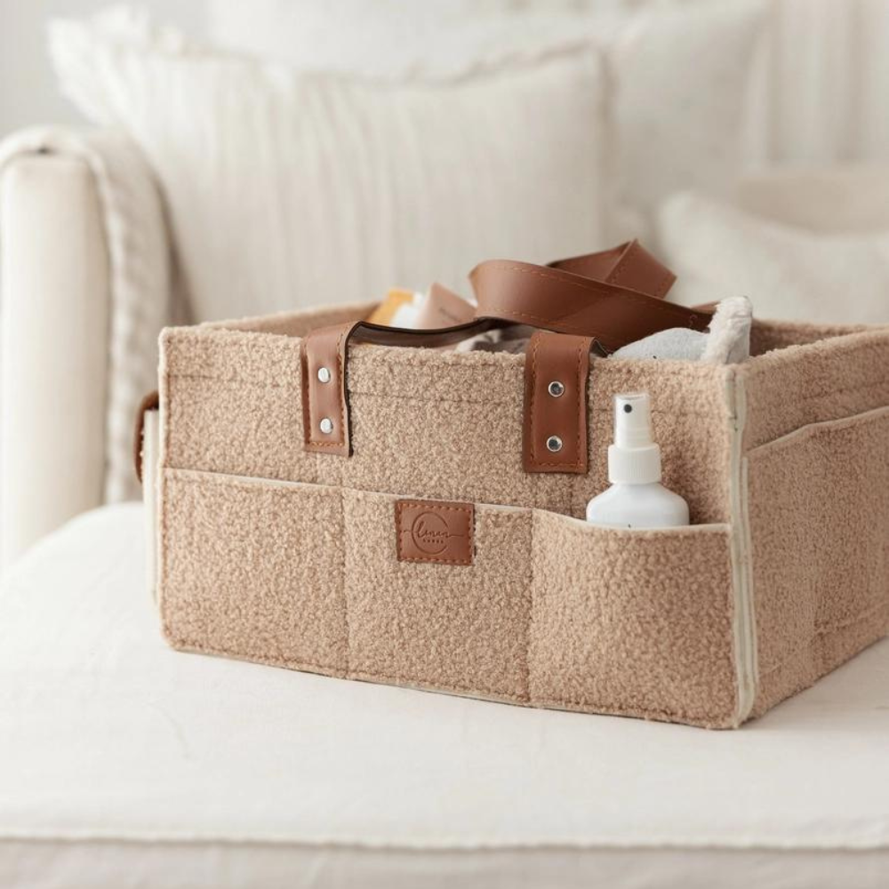 Nappy Caddy | Large | Chocolate