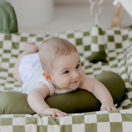 Activity Play Mat | Forest Green Check