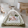 Load image into Gallery viewer, Activity Play Mat | Forest Green Check

