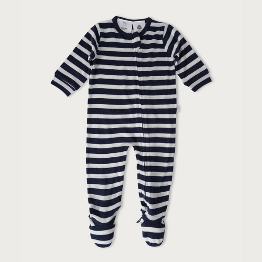 Merino All in One | Navy Stripe - Stina's Style