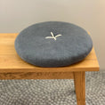 Load image into Gallery viewer, Button Cushion | Storm
