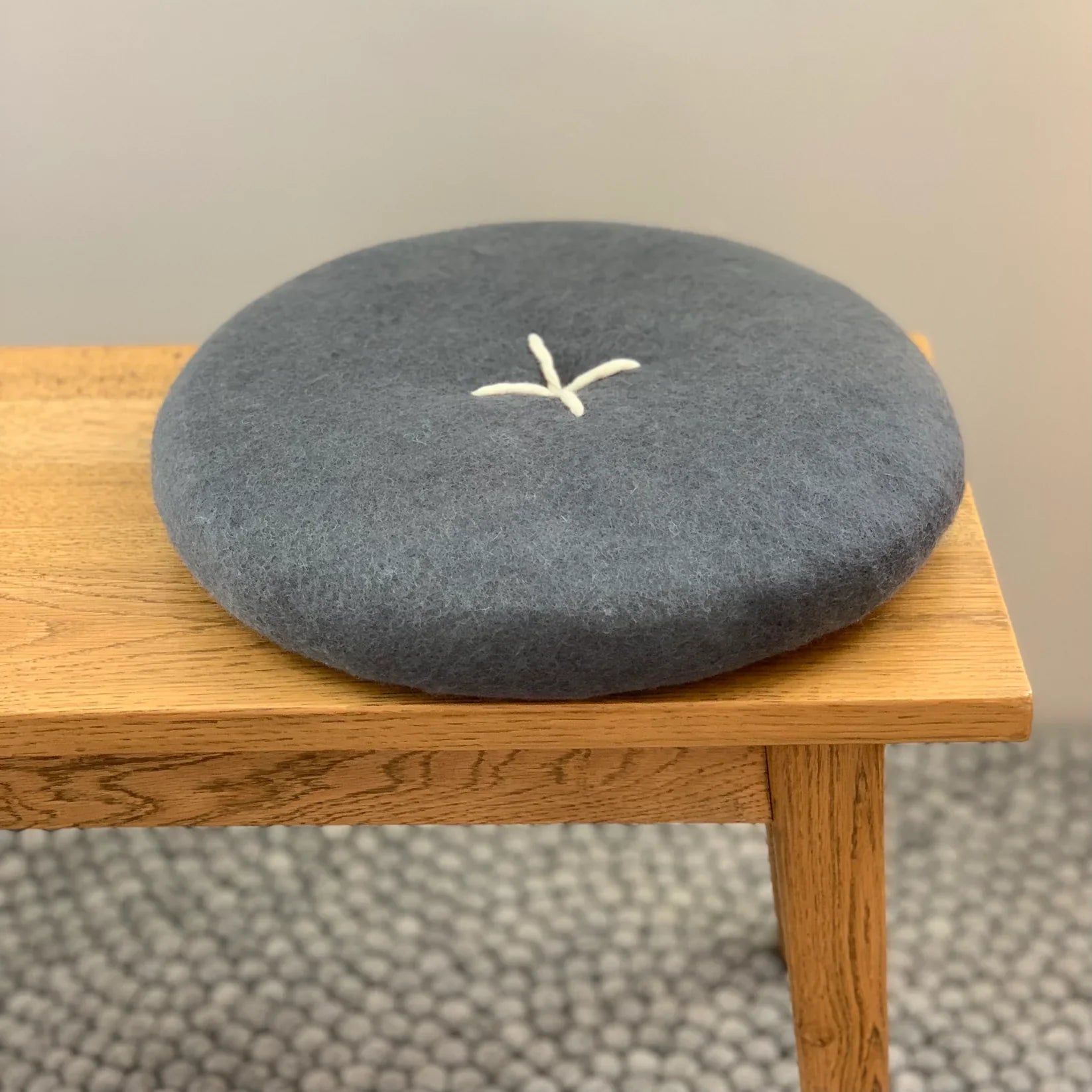 Button Cushion | Storm