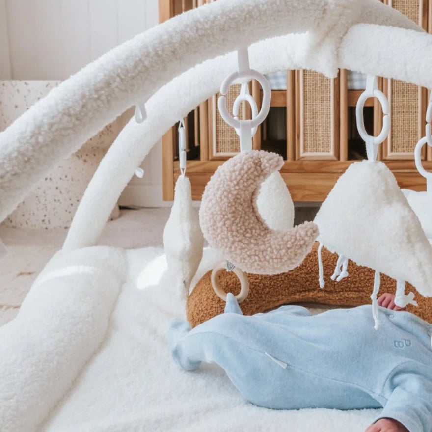 SALE - Hanging Rattle Moon
