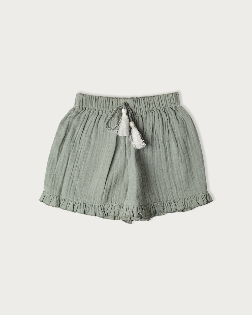 Muslin Evelyn Shorts | Matcha