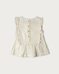 Load image into Gallery viewer, Muslin Evelyn Top | Vanilla
