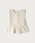 Load image into Gallery viewer, Muslin Evelyn Top | Vanilla
