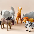 Load image into Gallery viewer, Felt Safari Animals Toy Set
