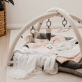 Load image into Gallery viewer, Activity Play Mat | Charcoal Linen & Natural
