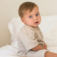 Load image into Gallery viewer, Muslin Frankie Grandpa Shirt | Oat
