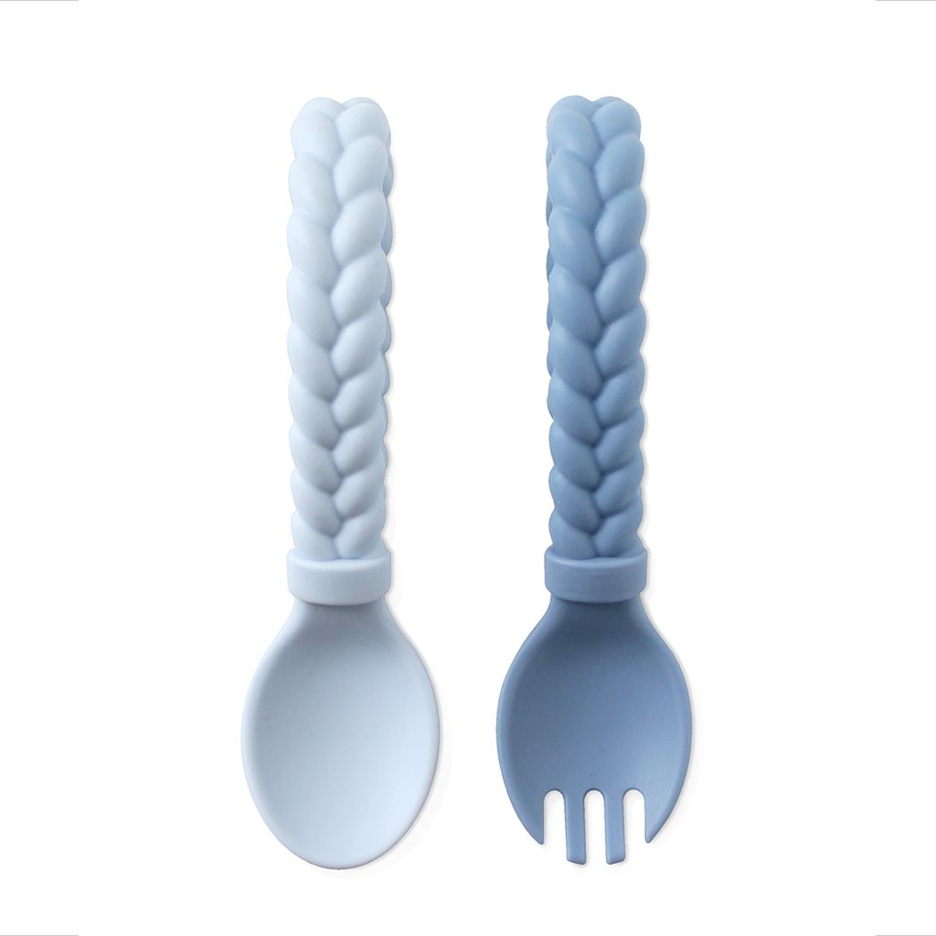 Fork & Spoon Set | Blue
