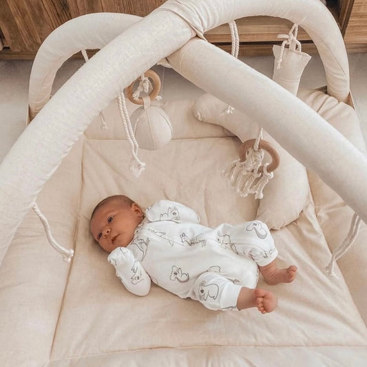 Activity Play Mat | 100% Natural Linen & Wool