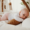Load image into Gallery viewer, Activity Play Mat | Mustard & Natural Linen
