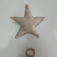 Load image into Gallery viewer, Hanging Musical Star | Lined Linen

