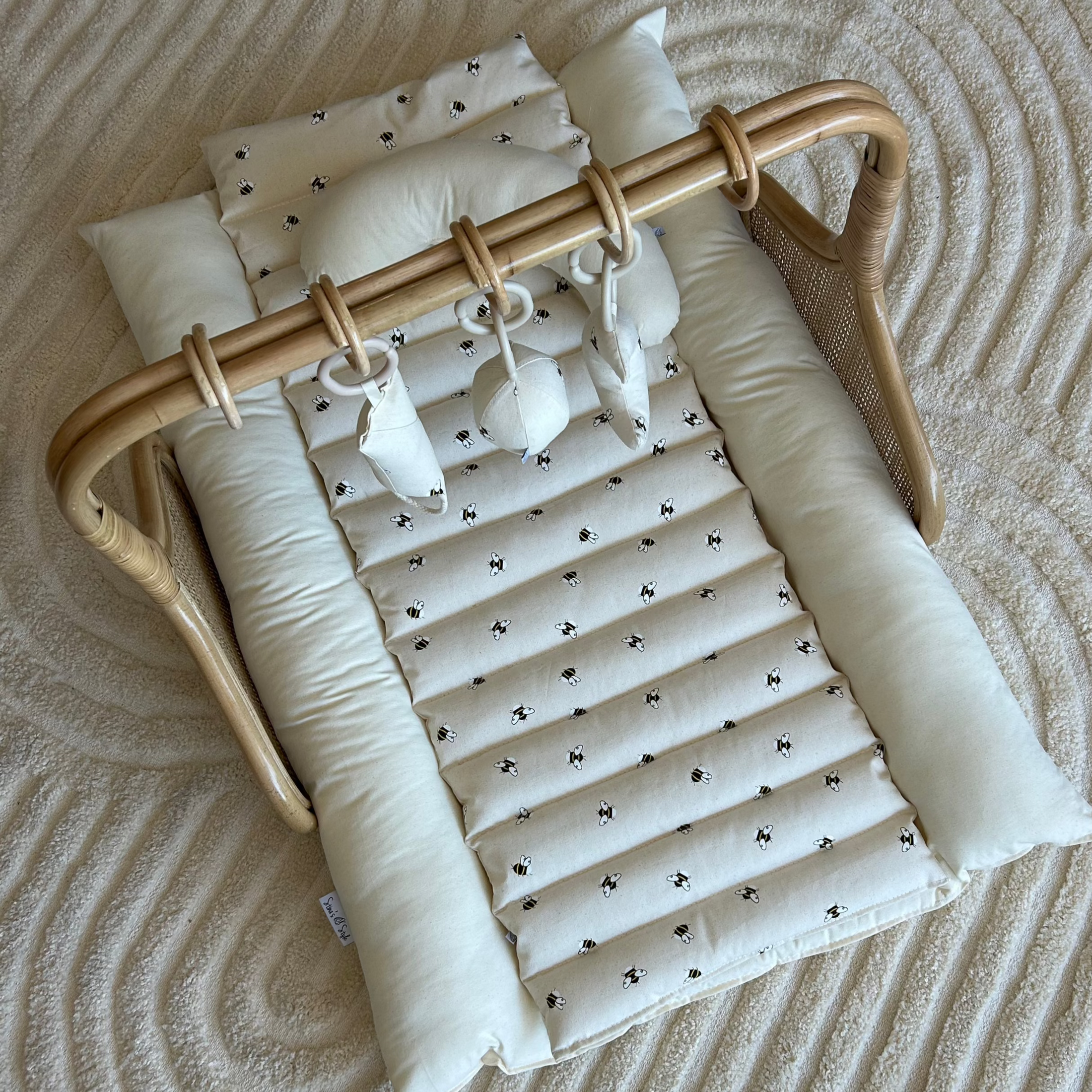 Rattan Play Gym Bundle | Natural Bee