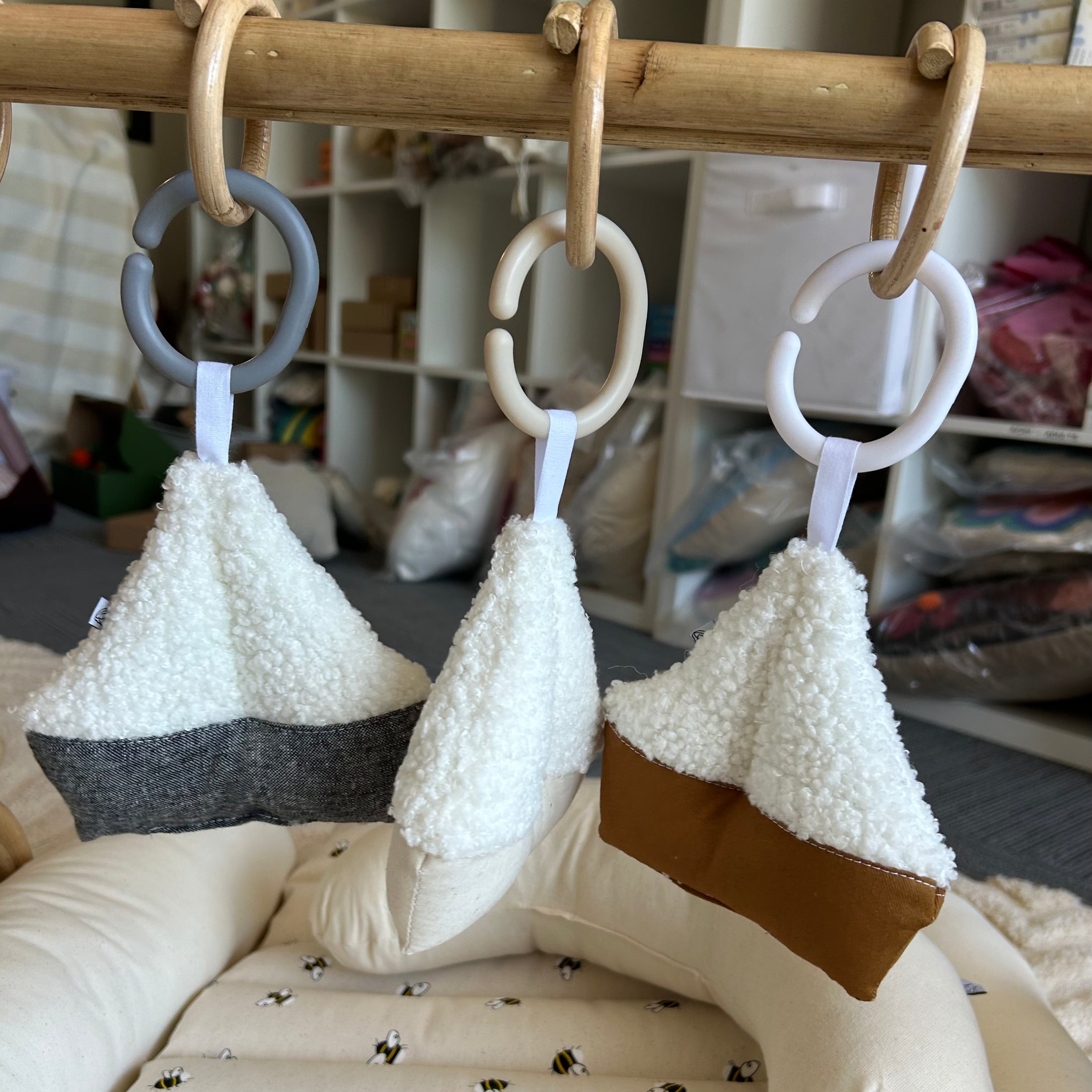 Hanging Rattle Sailboat