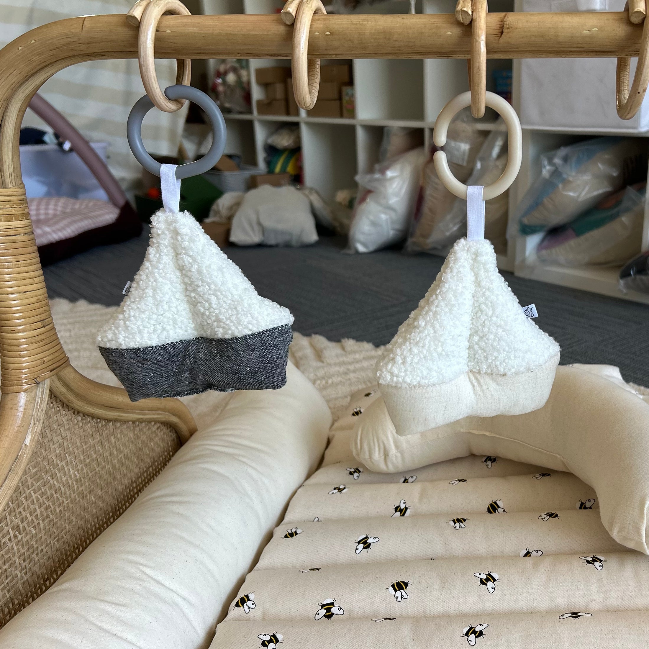 Hanging Rattle Sailboat