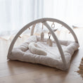 Load image into Gallery viewer, Activity Play Mat | Lined Linen ✨ SELLING FAST ✨
