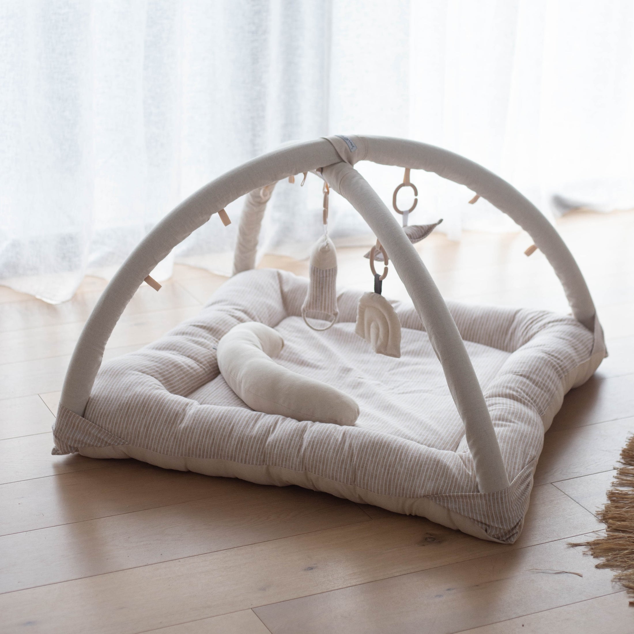 Activity Play Mat | Lined Linen ✨ SELLING FAST ✨