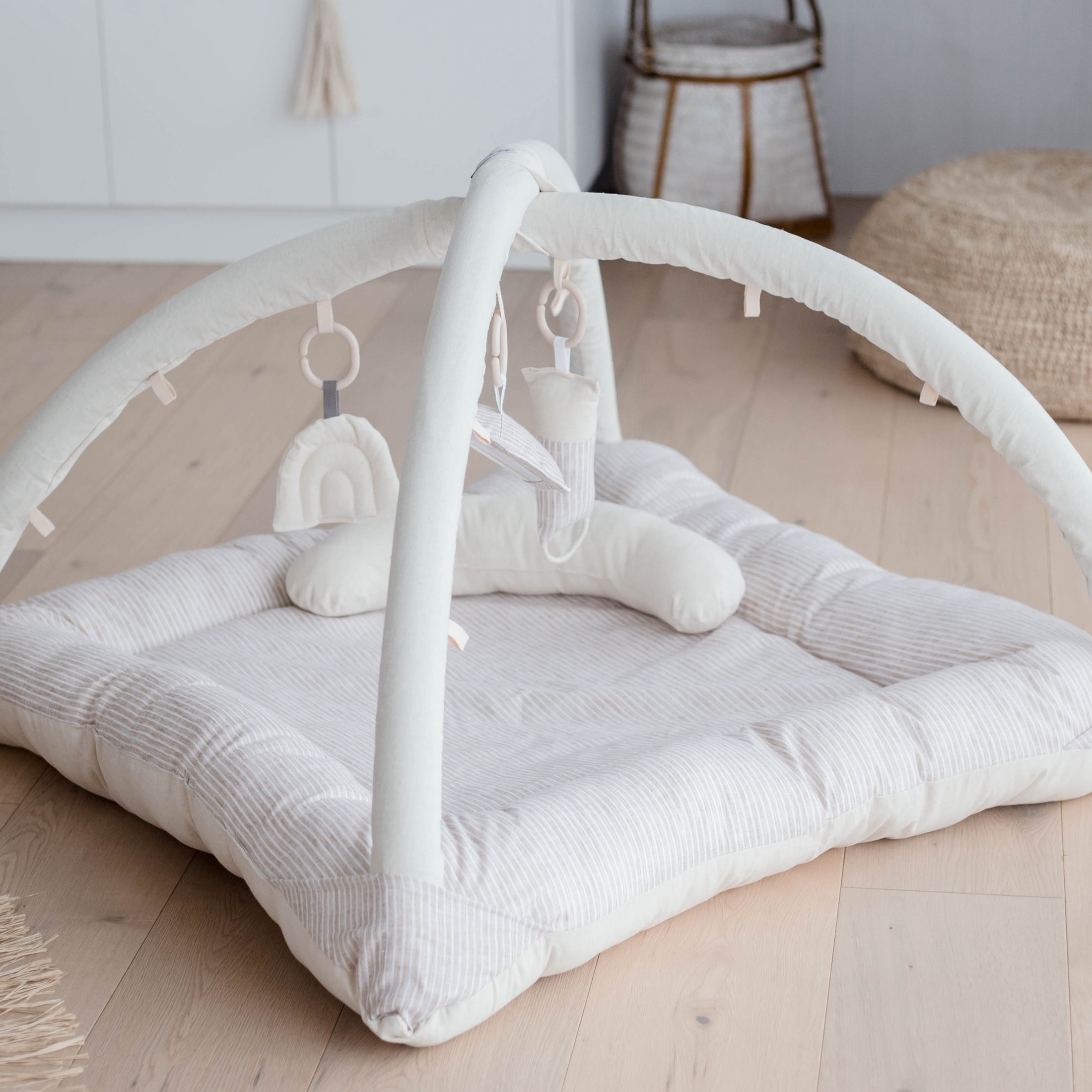 Activity Play Mat | Lined Linen ✨ SELLING FAST ✨