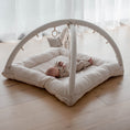 Load image into Gallery viewer, Activity Play Mat | Lined Linen ✨ SELLING FAST ✨
