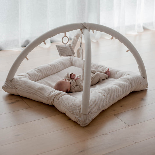 Activity Play Mat | Lined Linen ✨ SELLING FAST ✨