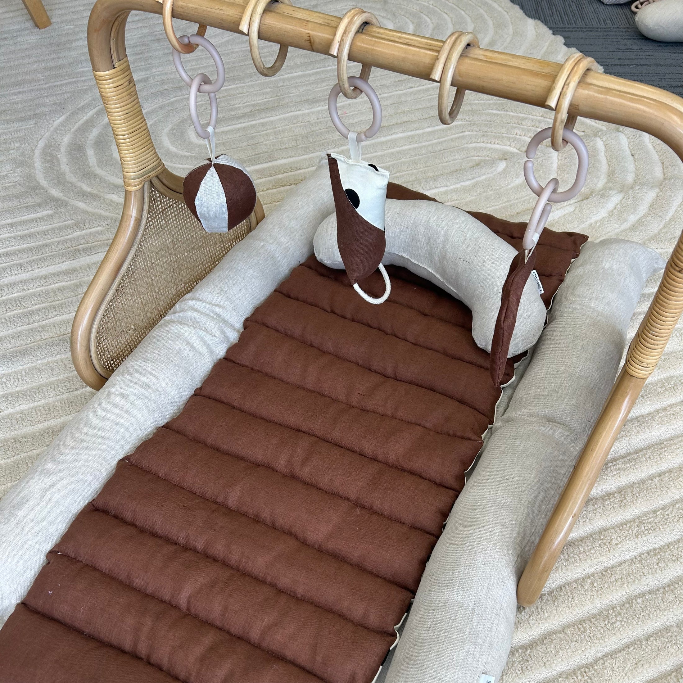 Rattan Play Gym Bundle | Chocolate Spot