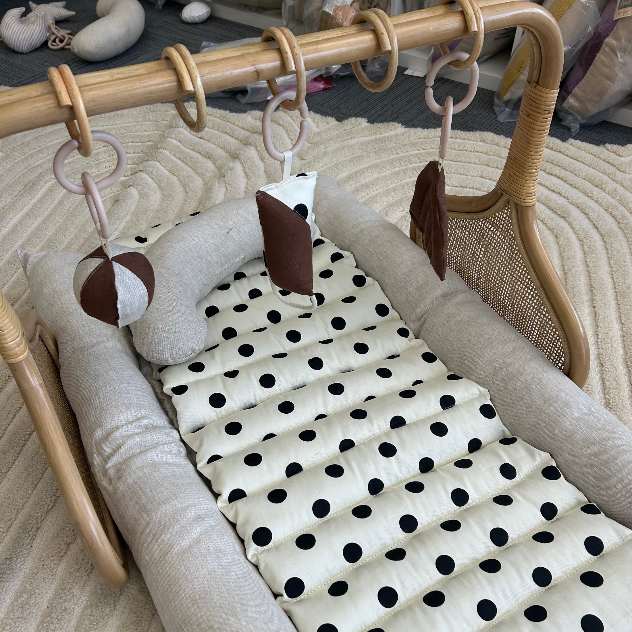 Rattan Play Gym Bundle | Chocolate Spot