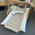Load image into Gallery viewer, EOFY Rattan Play Gym Bundle | Lined Linen & White Linen Base
