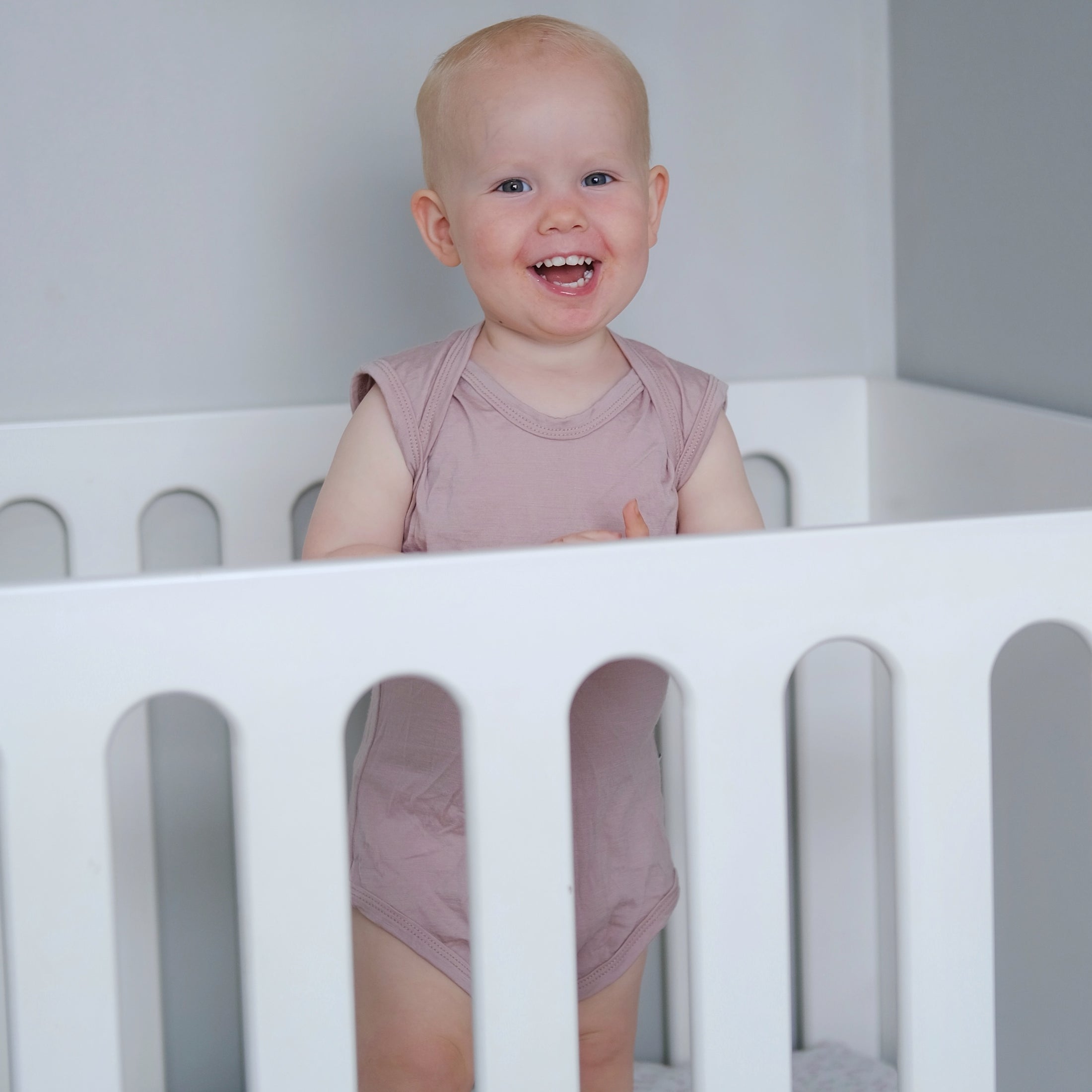 Singlet Merino Bodysuit | Blush