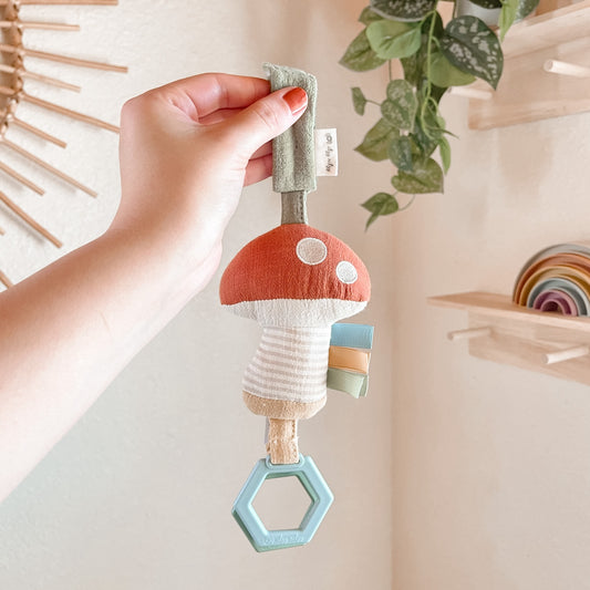 Jingle Attachable Travel Toy | Mushroom