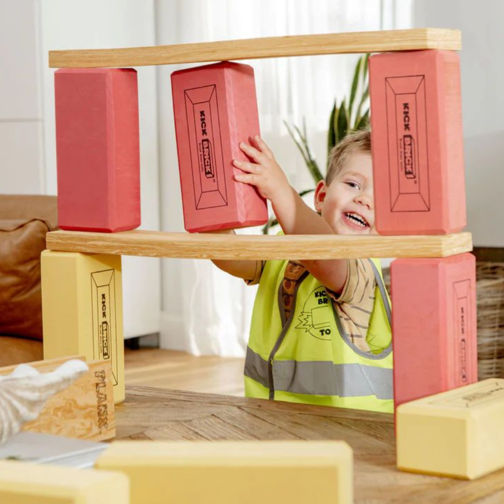 KICKBricks | Red & Yellow