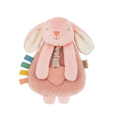 Ritzy Lovey Plush and Teether Toy | Pink Bunny