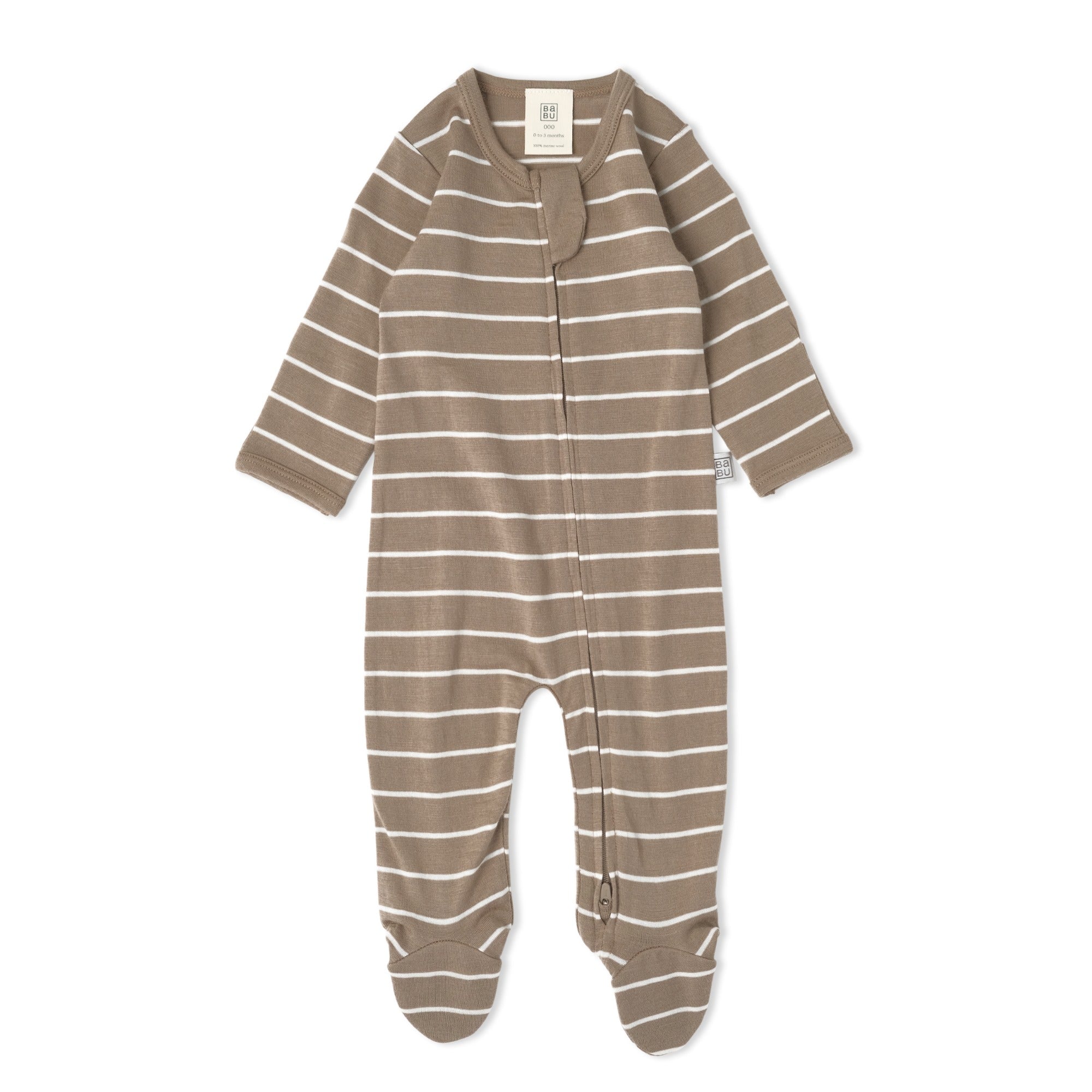 Merino All in One | Walnut Stripe