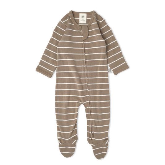 Merino All in One | Walnut Stripe