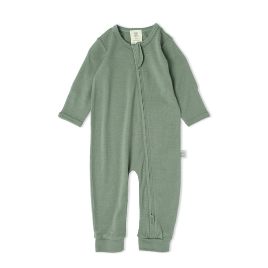 Merino Footless All in One | Sage