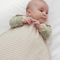 Load image into Gallery viewer, Mini Duvet Side Zip Sleep Sack | Dune Stripe - Stina's Style
