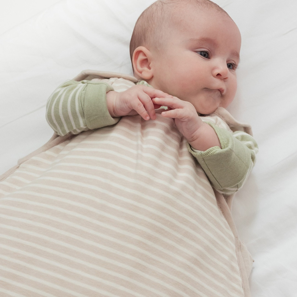 Mini Duvet Side Zip Sleep Sack | Dune Stripe - Stina's Style