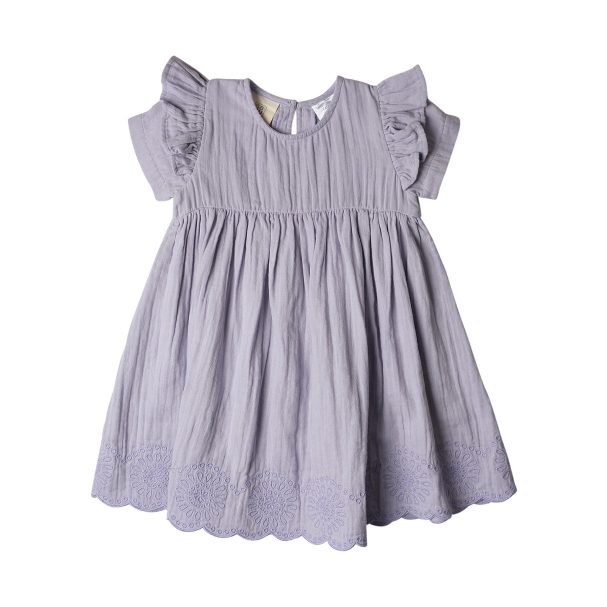 Muslin Charlotte Dress Short Sleeve | Mixed Berry