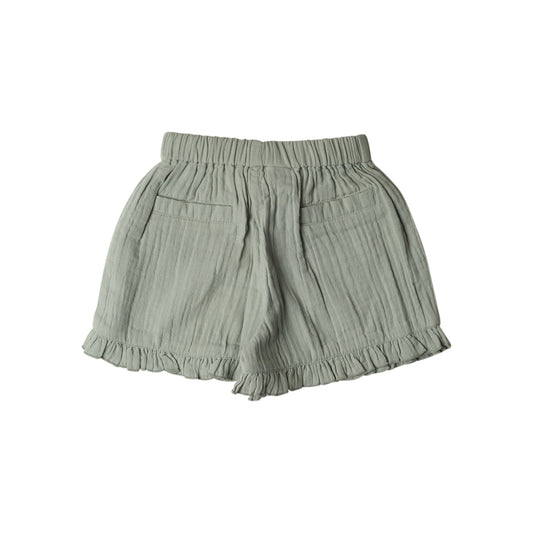 Muslin Evelyn Shorts | Matcha